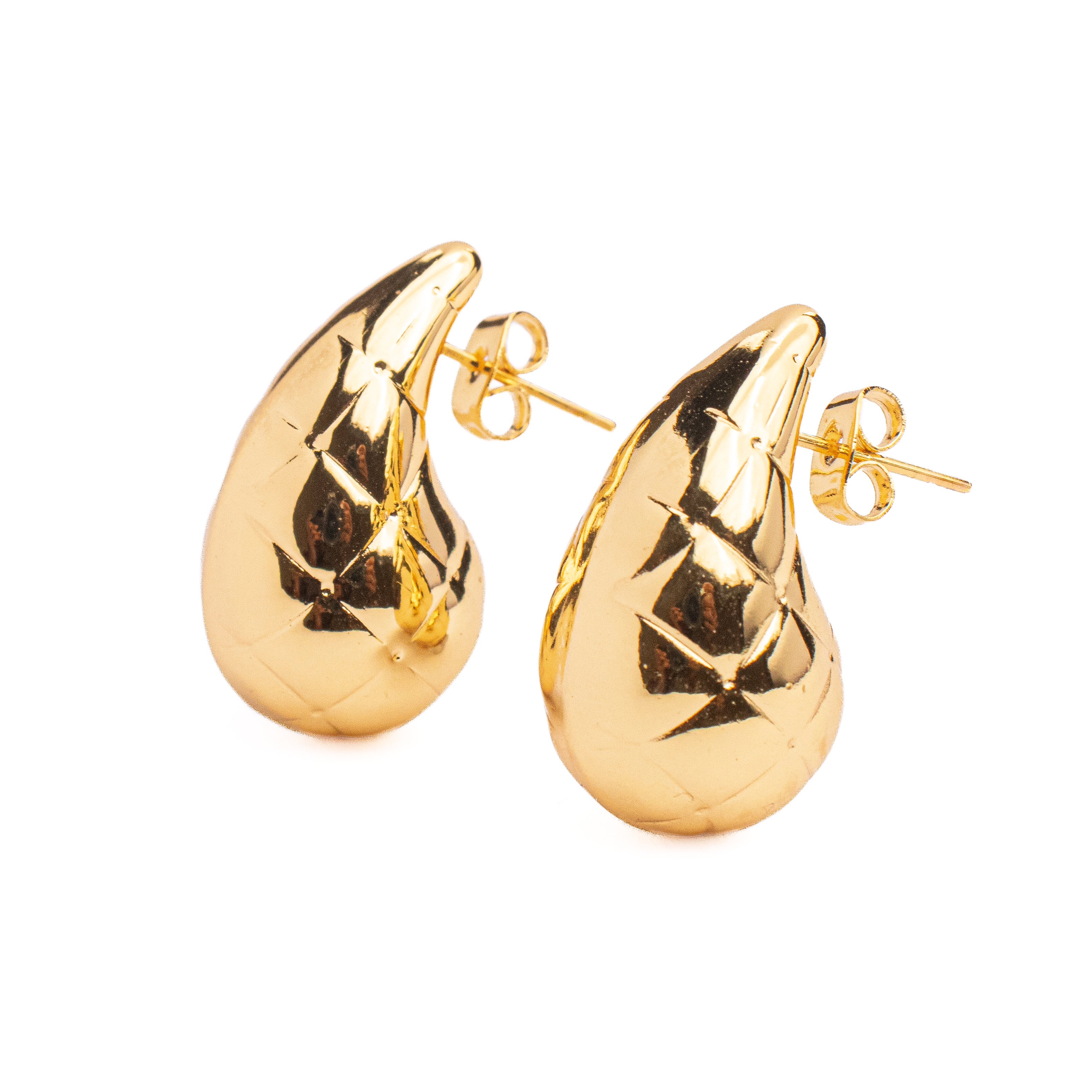 Teardrop Earrings 18K Gold Plated