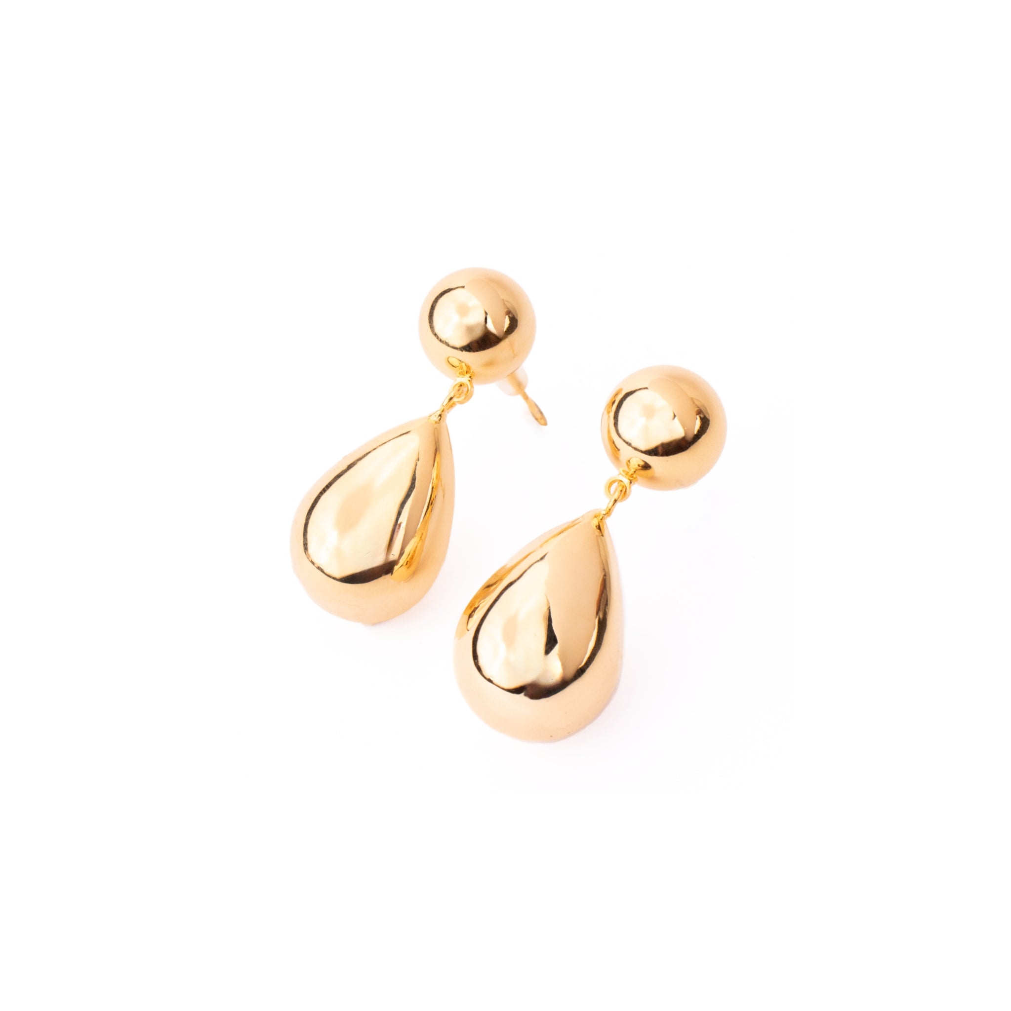 Bomb Drop 18K Gold Plated Earrings